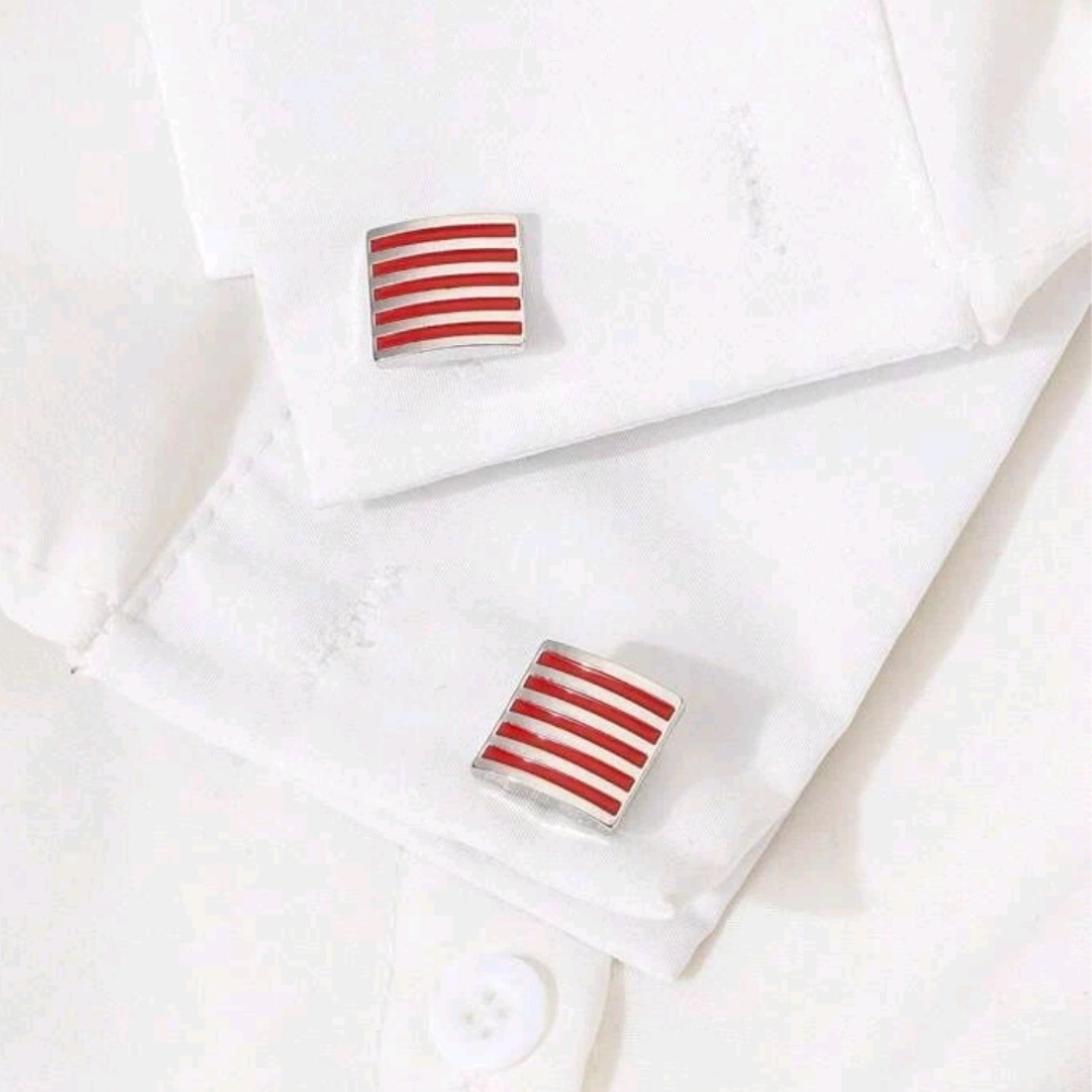 Camasa alba eleganta slimfit cu butoni si funda
