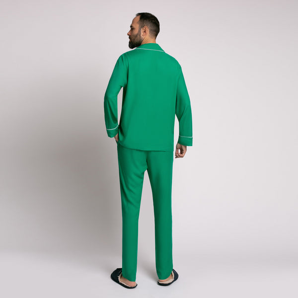 Pijama barbati cu broderie Dad - Minimalis România
