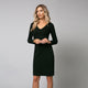 Rochie eleganta midi mulata pe corp din jersey - Minimalis România