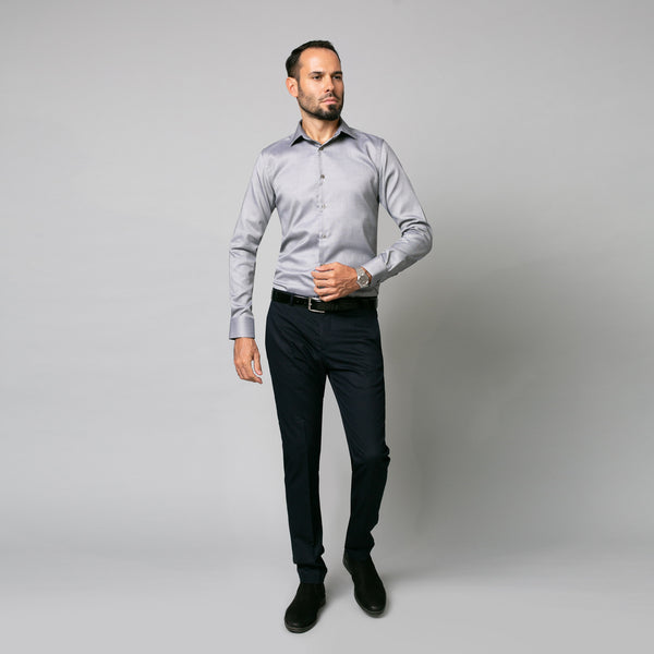 Camasa eleganta pentru barbati de culoare gri deschis - Minimalis România