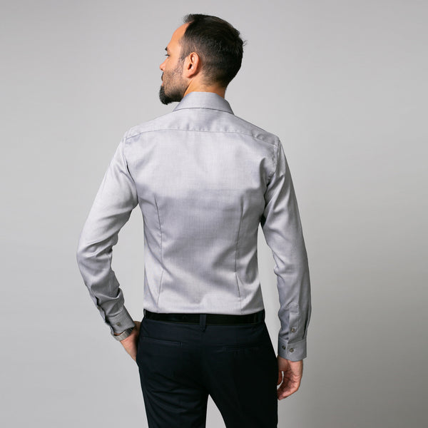 Camasa eleganta pentru barbati de culoare gri deschis - Minimalis România