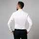 Camasa alba eleganta pentru barbati, croiala slimfit - Minimalis România