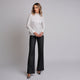 Camasa alba eleganta slimfit cu butoni LOVE - Minimalis România
