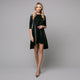 Rochie damă eleganta midi cu fundă la spate, model Black Girl - Minimalis România
