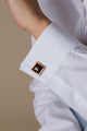 Camasa alba eleganta slimfit cu butoni si funda - Minimalis România