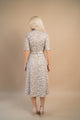 Rochie parte peste parte animal print nude - Minimalis România