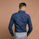 Camasa albastra pentru barbati, model slimfit - Minimalis România