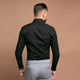 Camasa neagra pentru barbati, model slimfit - Minimalis România