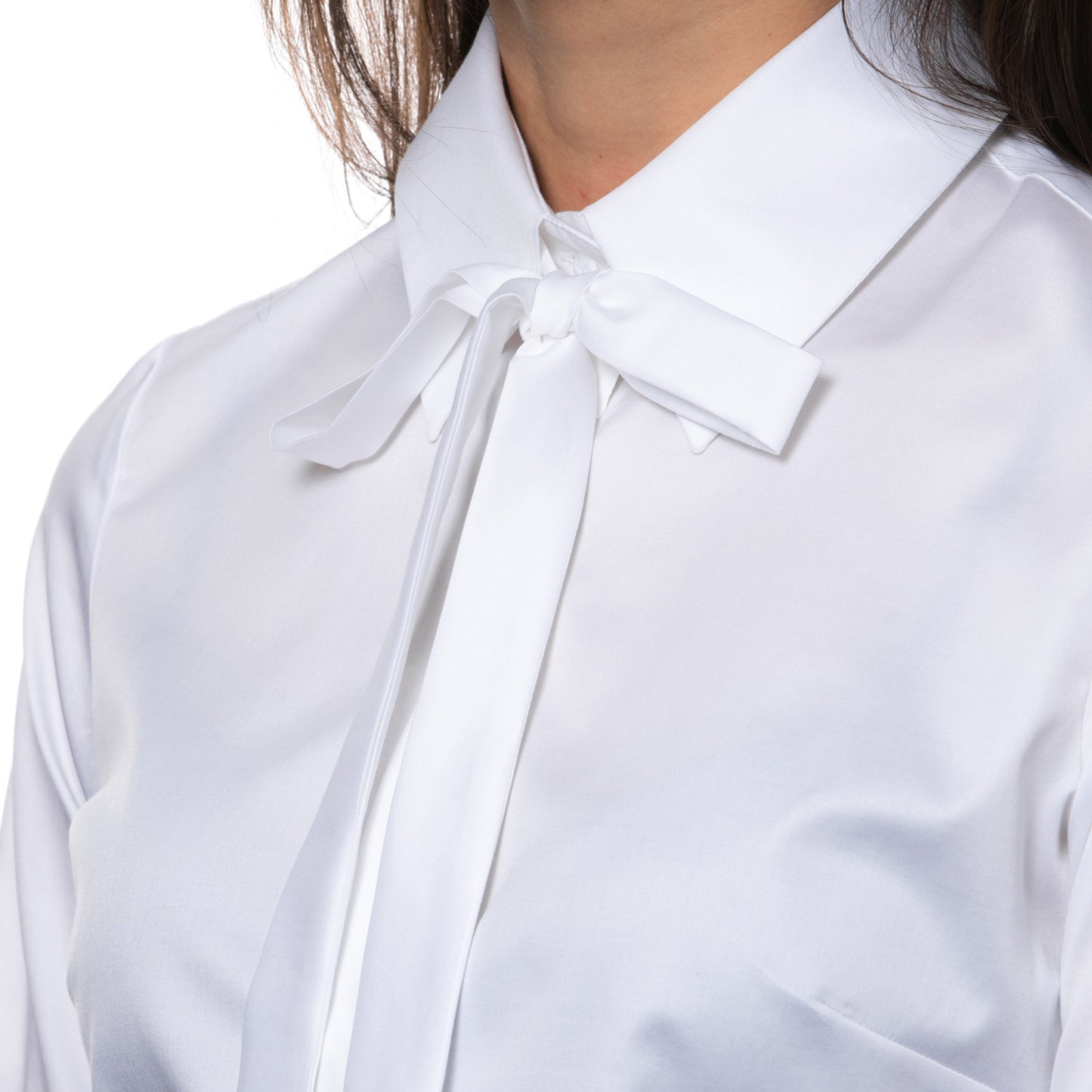 Camasa alba eleganta slimfit cu butoni si funda