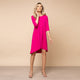 Rochie damă mini cu decolteu și fundă la spate, model Pink Babydoll 4