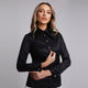 Camasa de dama neagra eleganta cu  butoni