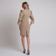 Rochie de dama perfect Slimfit dress bej 5