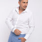 Set camasi cu versuri pe mansete - ALB