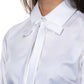 Camasa alba eleganta slimfit cu butoni si funda